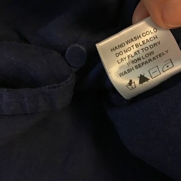L’ academie X Revolve The Karla Midi Dress linen blend blue XS - Picture 7 of 11
